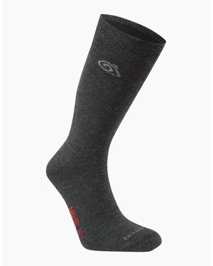 Craghoppers Adult Wool Blend Insect Repellent Boot Socks - Black