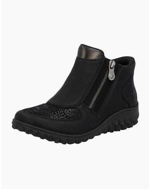 Rieker Ladies Boots 59558-00 - Black