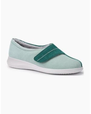 Hotter Wrap Slippers - Green