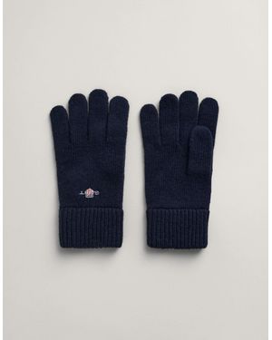 GANT Blue Shield Wool Gloves 9930003 410