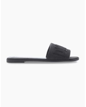 DKNY Willow Flat Sliders - Blue