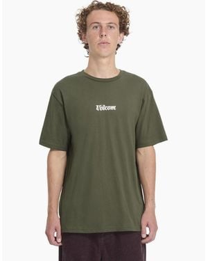 Volcom Linear Short Sleeve T-Shirt - Green