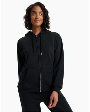 Roxy Surf Stoked Relaxed Zip Up Hoodie - Black