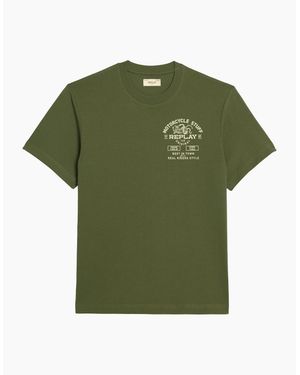 Replay Biker T-Shirt - Green