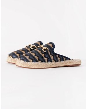 Elia B Gabby Espadrille Slide - Blue