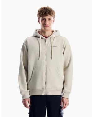Berghaus Essential Logo Full Zip Hoodie - Grey