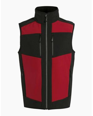 Regatta Professional Colour Block Softshell Body Warmer - Red