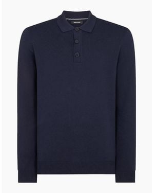 Remus Uomo Knitted Polo A1-26 78 - Blue