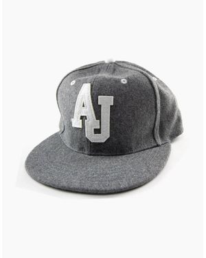 Armani Jeans Logo Baseball Rapper Cap - Grey