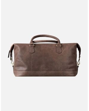 Lakeland Leather Hutton Medium Holdall - Brown