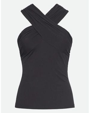 Rosemunde Biarritz Off The Shoulder Wrap Top - Black