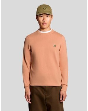 Lyle & Scott Cotton Crew Neck Jumper - Grey