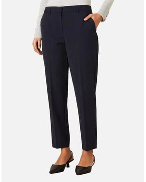 Dorothy Perkins Ladies Slim Ankle Grazer Trousers - Blue