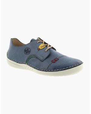 Rieker Ladies Shoes 52528-14 - Blue