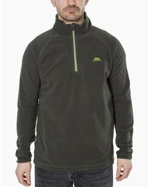 Trespass Blackford Half Zip Pullover Fleece - Grey