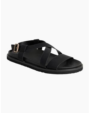 Roxy Zaho Crossed Sandals - Black