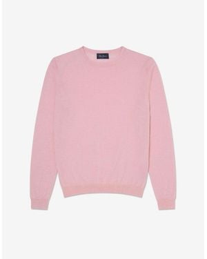 Oliver Sweeney Merino Wool Crew Neck Jumper - Pink