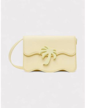 Palm Angels Palm Beach Bag Mm - Natural