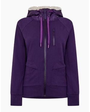 PUMA (13) Zip Through Hoodie - Purple