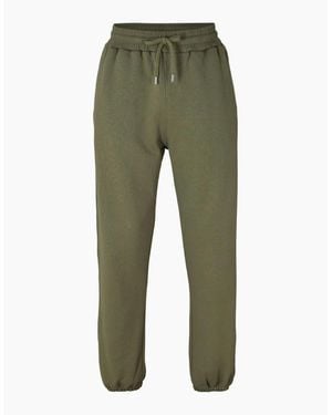 Mallet Closed Hem Fleece Joggers - Green