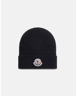 Moncler Archive Logo Hat - Blue