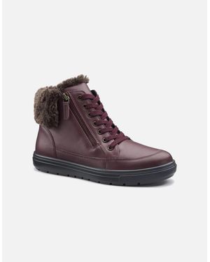 Hotter Rapid Iii Extra Wide Ankle Boots - Purple