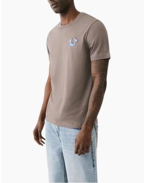 TRUE RELIGION 700163 T Shirts Summer Cotton Tee - Grey