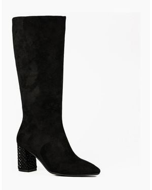 Lunar Witham Knee High Boots - Black