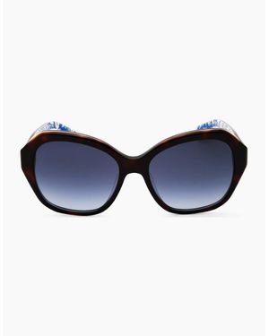 Kate Spade Lottie Havana Sf Sunglasses - Blue
