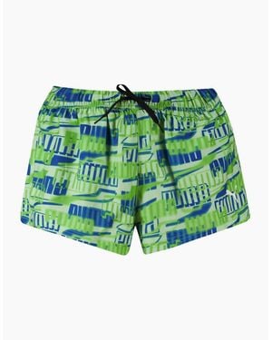 PUMA Printed Woven Swim Shorts - Green