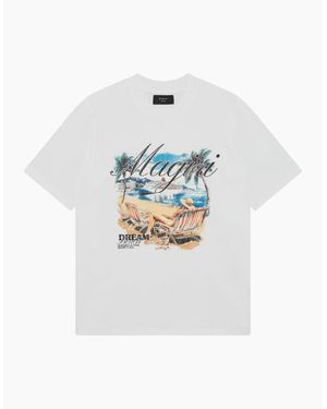 Magrit Dream Beach Printed T-Shirt - White