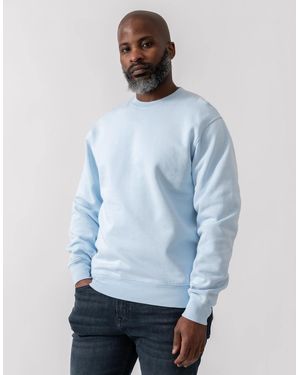 COLORFUL STANDARD Classic Organic Crew Neck Sweatshirt - Blue