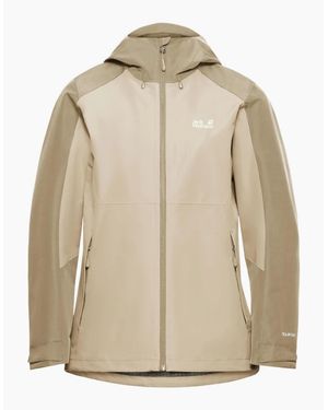 Jack Wolfskin Wildbound 2L Waterproof Jacket - Natural