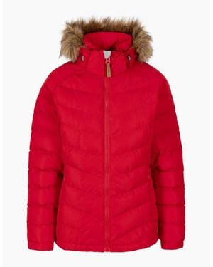 Trespass Ladies Nadina Waterproof Padded Jacket - Red