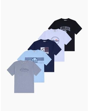 Ellesse Zilla Tee (5 Pack) - Blue