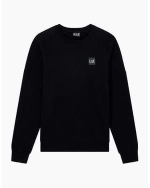 EA7 Embroidered Rear Logo/ Sweatshirt - Blue