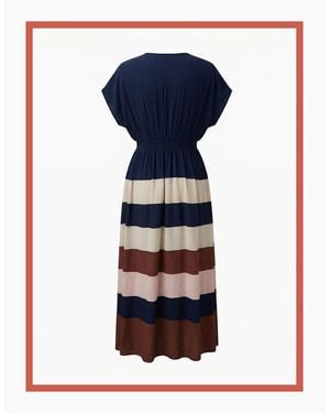 Nooki Design Rosalie Striped Maxi Dress - Blue