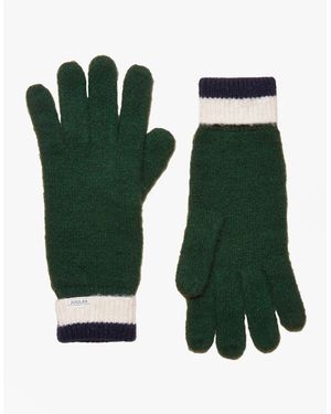 Joules Popley Stripe Gloves - Green