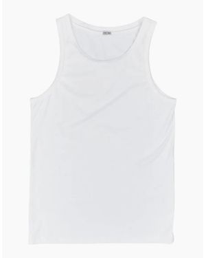 Hom Supreme Cotton Tank Top Vest - White