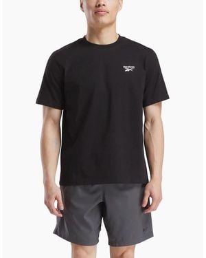Reebok Cody Crew Neck Tee Cotton Short Sleeve T-Shirts - Black