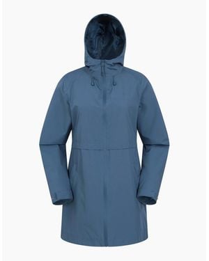Mountain Warehouse Ladies Hilltop Ii Waterproof Jacket - Blue
