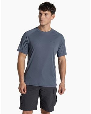 Craghoppers Nosilife Solarshield+ Short Sleeve T-Shirt - Blue