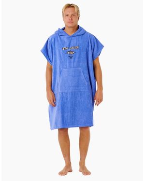 Rip Curl Rip Curl Logo Hooded Towel Poncho - Blue