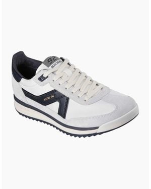 Skechers Skx 92 Spective Leather Trainers - White