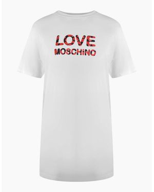 Love Moschino Bubble Logo T-Shirt - White
