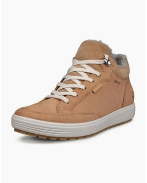 Ecco Soft 7 Tred Gore-Tex Ankle Boots - Natural