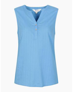Mountain Warehouse Ladies Petra Sleeveless Shirt - Blue