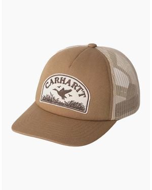 Carhartt Take Off Trucker Cap Stone - Natural