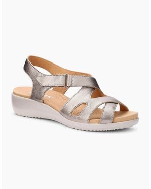 Hotter Eliana Low Wedge Sandals - Pink