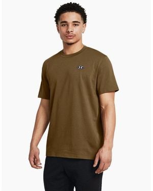 Under Armour Left Chest Patch Short Sleeve T Shirt - Green